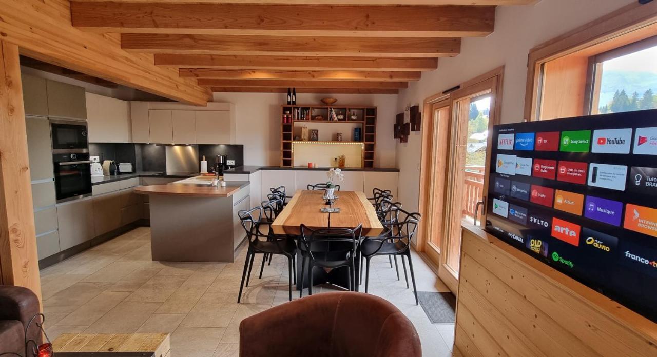 Chalet Arpitan - Les Carroz - Grand Massif المظهر الخارجي الصورة